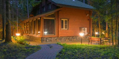 Vacation home in the woods