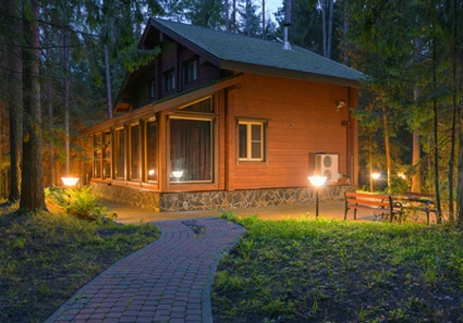 Vacation home in the woods