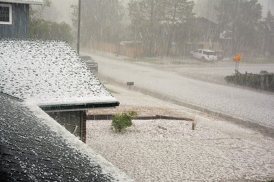 Hailstorm in Colorado