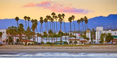 Santa Barbara, California coastline